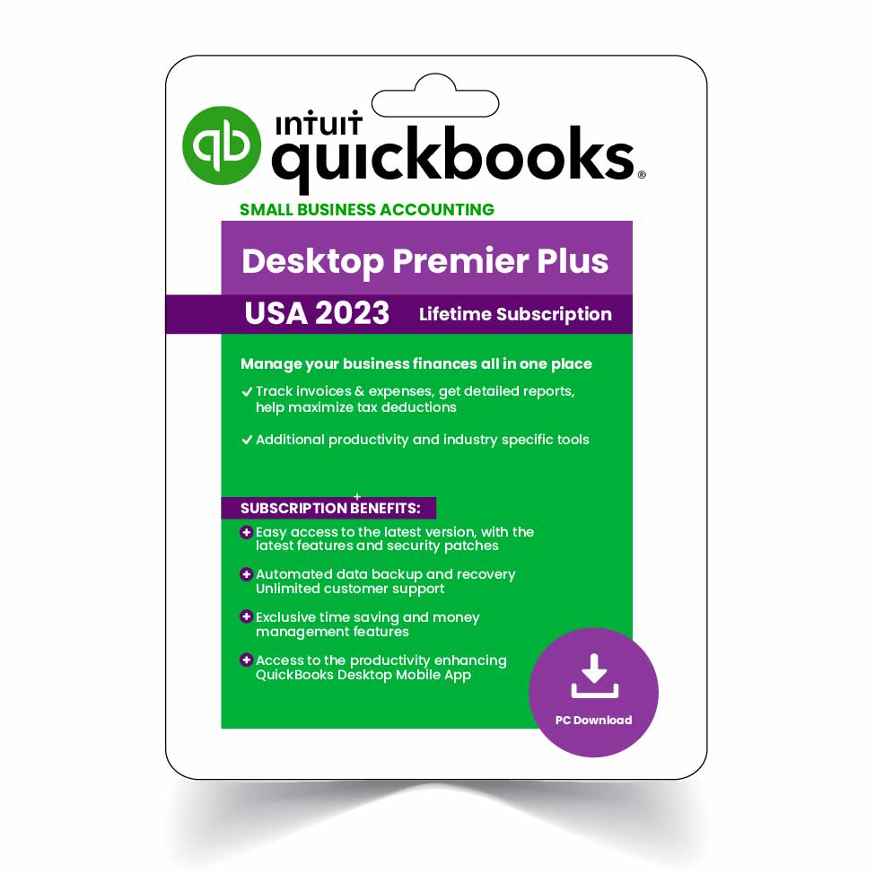 QuickBooks Desktop Premier Plus 2023 - Lifetime Activation